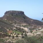 LOOKING TO A FLAT TOP RIDGE GUIDED WALKING IN LA GOMERA