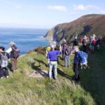 Cliff top walk Lynmouth Sole Traveller guided walking in Exmoor